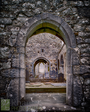 Burrishoole Friary Romanesque Arch Entrance
