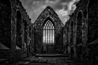 Claregalway Friary, Ruin From Within, Monochrome #2