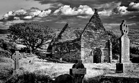 Kilmalkedar Church, Monochrome