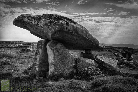 Kilclooney Portal Tombs #2 in Monochrome