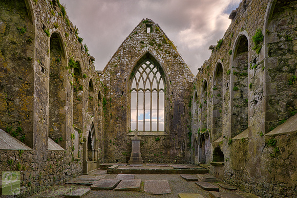 Claregalway Friary Ruin, From Within, Color